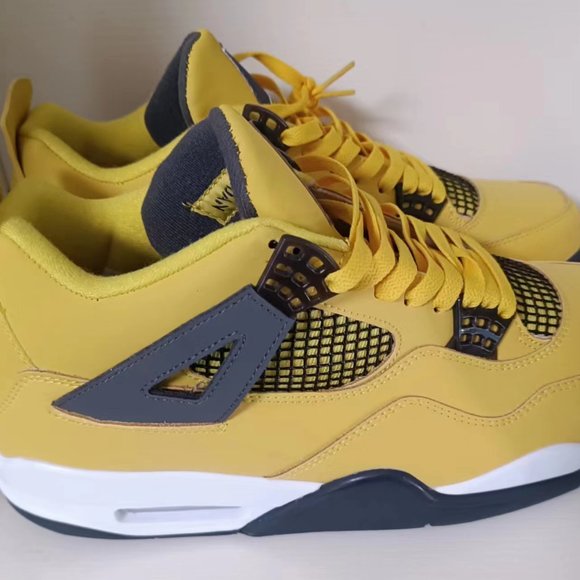 air jordan 4 retro  US11 Yellow, brand new, no box main image 5
